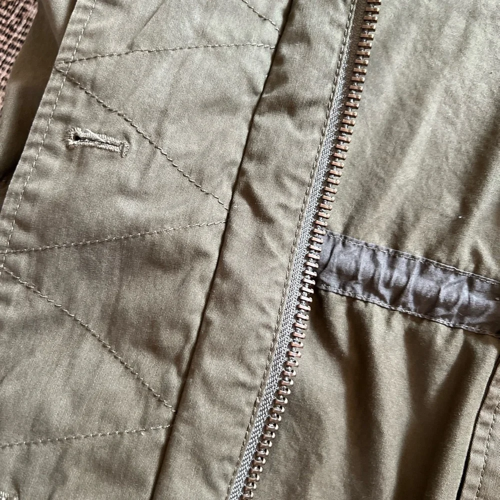 JCREW “Boyfriend Fatigue” Green 100% Cotton Jacket XS - Picture 8 of 11